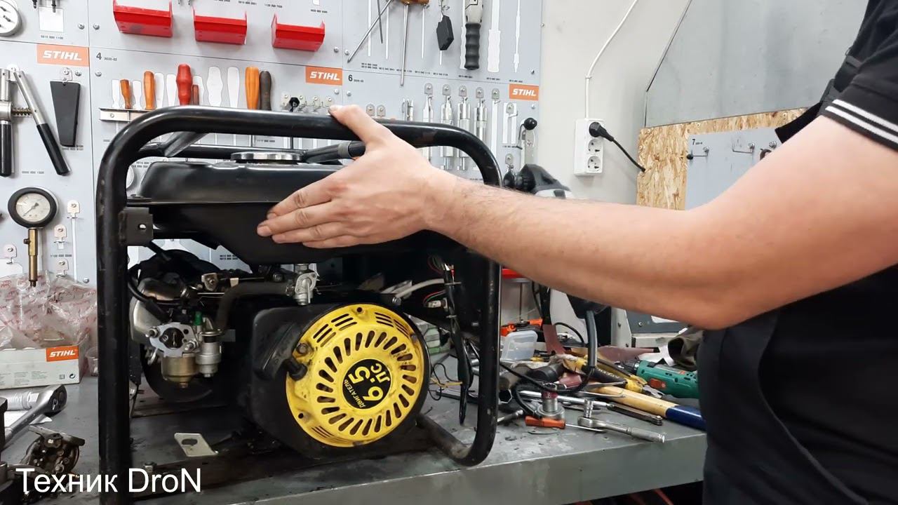 Бензиновый генератор не работает на открытой заслонке!?Исправляю работу другого сервиса! смотреть онлайн