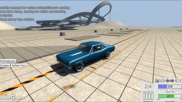 1968 Chevy Nova - BeamNG.drive смотреть онлайн