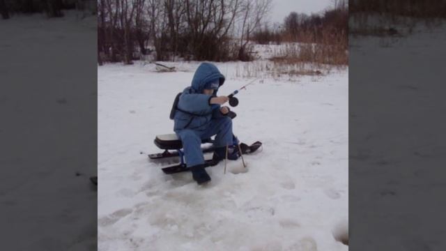 Первые зимние рыбалки с сыном Петром (2018г.)