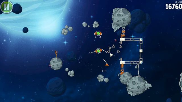 Angry Birds Space Eggsteroids Level E-18 Eggsteroid 18 Location 3 stars Walkthrough [HD] смотреть онлайн