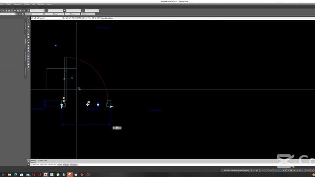 1 minute to create Dynamic Block in Autocad|Part 1| Make simple door. смотреть онлайн