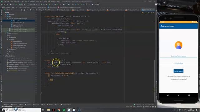 Implementacion de un login con Firebase Authentication y Firestore Database | Android Studio смотреть онлайн