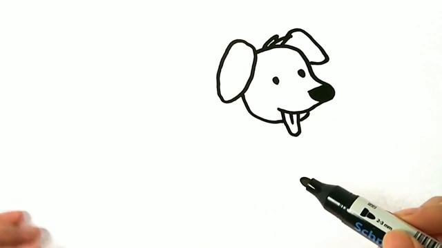 РИСУНКИ за малки деца. ???Как се рисува куче? смотреть онлайн