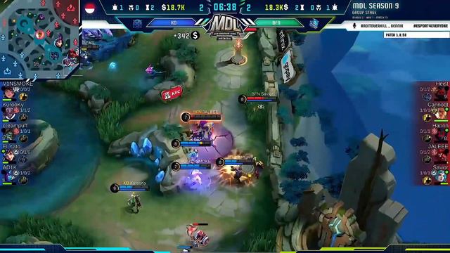 Bfaundation Esports vs Xalvador Ozon GAME 2 MDL ID S9 | XO VS BFN смотреть онлайн