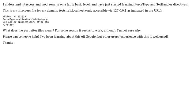 Regular expressions and .htaccess - need help with understanding смотреть онлайн