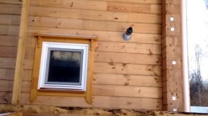 Отопление  дома  из бруса.  Коаксиальный дымоход