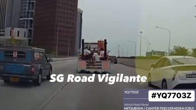 24sep2023 #YQ7703Z mitsubishi canter Carrying passengers on a goods vehicle in a dangerous manner смотреть онлайн