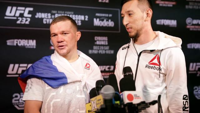 UFC 232: Petr Yan post-fight interview смотреть онлайн