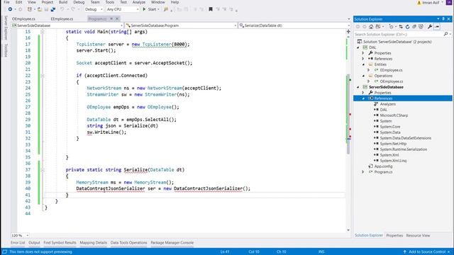 How to Get or Retrieve Record from database using Socket Programming? - Urdu/Hindi смотреть онлайн