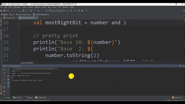 bitwise op get first bit in kotlin смотреть онлайн