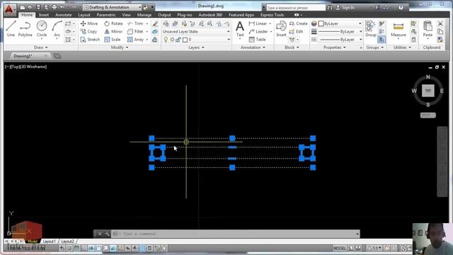 AutoCAD 2014 - Ventana Dinámica Basica смотреть онлайн