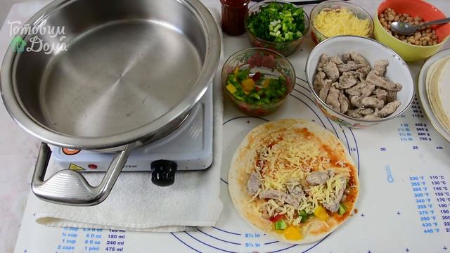 Буррито с курицей – очень вкусно и быстро! смотреть онлайн