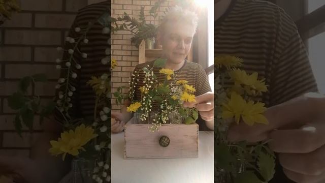 Мастер-класс Весенняя композиция в ящике. смотреть онлайн