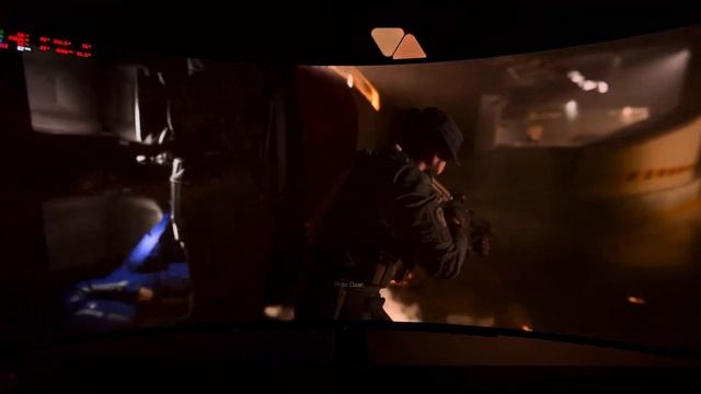Call of Duty MW3 Campaign: Flashpoint Mission on a LG 45GR95QE OLED UltraWide Gaming Monitor смотреть онлайн