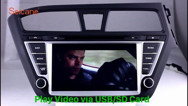In dash dvd player 2014 2015 Hyundai i20 Radio GPS Sat Nav Support 3G 4G WIFI Aux смотреть онлайн