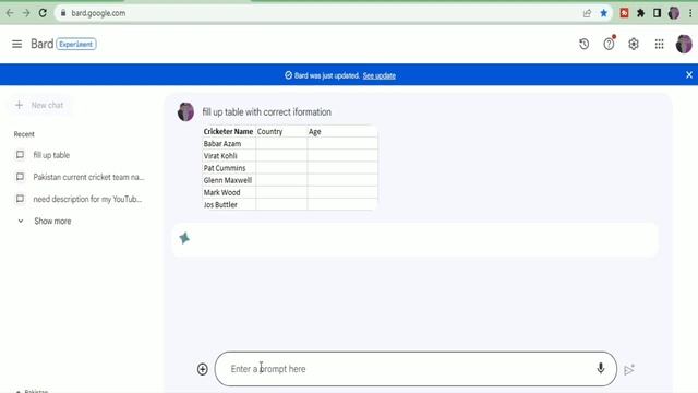 Excel Table with google bard AI | Artificial intelligence use in excel | Excel Secrets смотреть онлайн