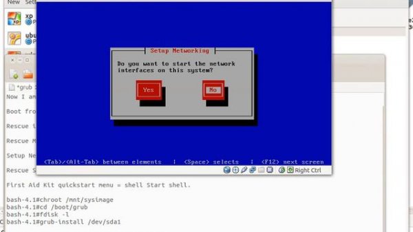 Install grub in redhat linux after installing windows