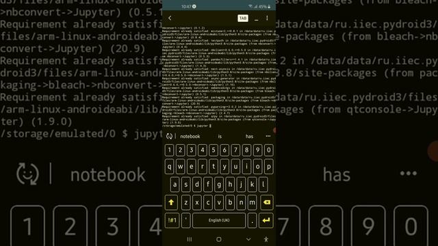Install and Run Jupyter notebook in pydroid 3 смотреть онлайн