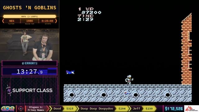 Ghosts 'N Goblins by ERROR72 in 23:48 - SGDQ2018 смотреть онлайн