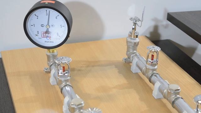 Проверка спринклерных оросителей давлением 3,2 МРа