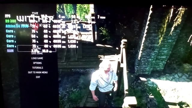 Athlon x4 760k + R9 380 Witcher 3 Game Test смотреть онлайн