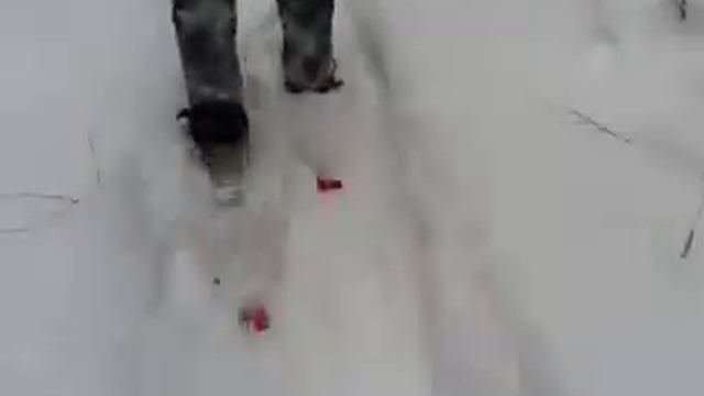 Самодельные снегоступы. смотреть онлайн