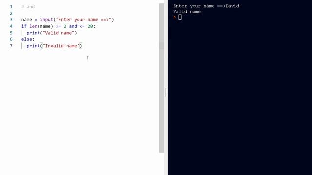 Python basics - Boolean operators смотреть онлайн