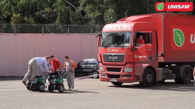 Мощный мотоблок! Мотоблоки Caiman Vario везут за собой фуру! смотреть онлайн