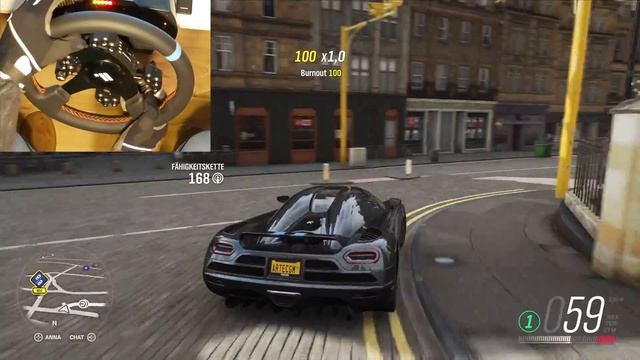 koenigsegg -forza horizon 4 - in hurry -fanatec universal hub +module -gameplay смотреть онлайн