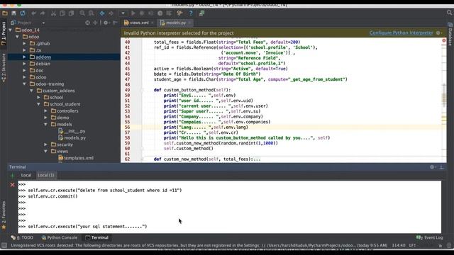 How to perform execute SQL query in Odoo | Database Queries | SQL Statements | PSQL queries смотреть онлайн