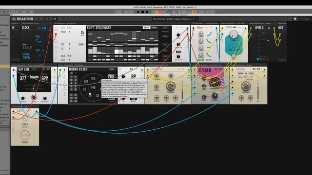 How to create Ro-minimal Percussive SFX with Modular (Reaktor Blocks-Patch) adaptable to VCV rack смотреть онлайн