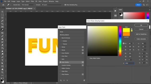 Photoshop: Funky 3D Layer Text Effect Tutorial [19] смотреть онлайн