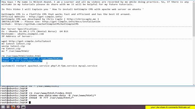 How To install GetSimple CMS with apache web server on ubuntu 16 смотреть онлайн