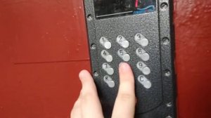 Открытие домофона MARSHAL CD-2255V с помощью пароля