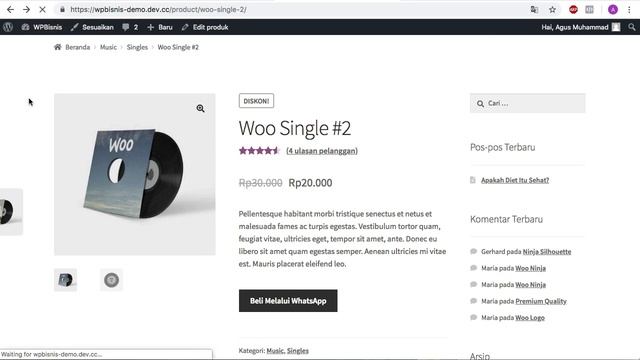 03 Integrasi WooCommerce - WhatsApp Rotator WordPress Plugin смотреть онлайн