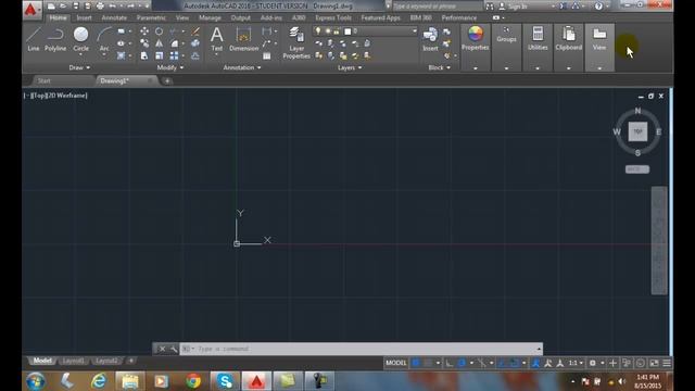 AutoCAD I 01 Introduction to AutoCAD 11 Crosshairs and Cursor смотреть онлайн