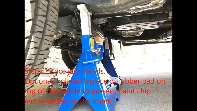 How to Raise Front End of 2016 Toyota Tundra and Place Jack Stands смотреть онлайн