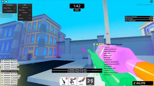 [WORKING✔️] BIG Paintball GUI! INFINITE CREDITS, AIMBOT + ESP! ROBLOX смотреть онлайн