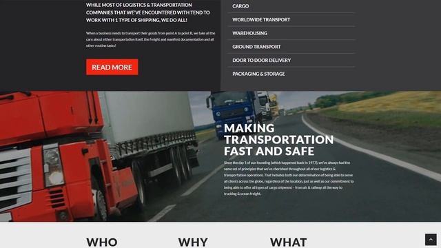 Trucky - Transportation & Logistics Responsive WordPress Theme by ZEMEZ Website Template - 53388 смотреть онлайн
