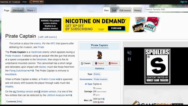 A solid four minutes and nine seconds of Terraria Wiki random pages. смотреть онлайн