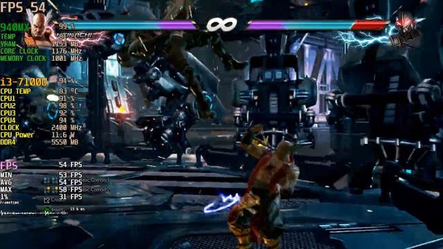 Tekken 7 | 940MX/130MX | i3 7100U | 12GB ram | Low End Pc | Benchmark смотреть онлайн