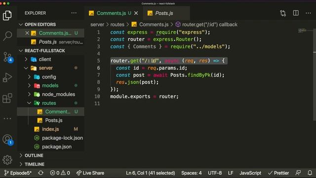 Full Stack Web Development Course [6] | ReactJS, NodeJS, MySQL - Associations in Sequelize смотреть онлайн