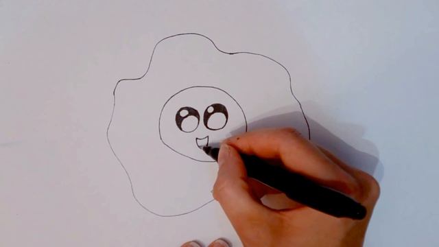 Как рисовать кавайную еду. Рисуем милую яичницу в стиле кавай смотреть онлайн