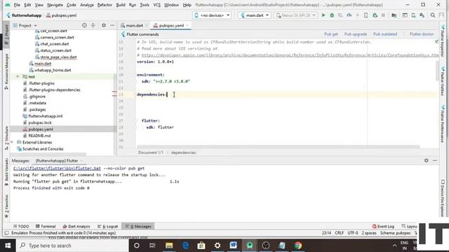 How to solve pubspec.yaml file error |pubspec.yaml flutter |flutter tutorial |IT Project смотреть онлайн