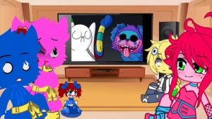 реакция поппи плей тайм на 2 главу за 3 минуты(на английском)