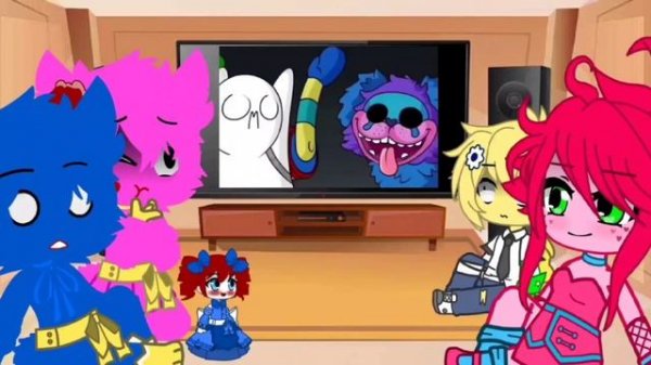 реакция поппи плей тайм на 2 главу за 3 минуты(на английском)