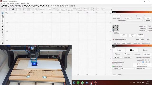 CNC 3018. Настройка фокуса лазера смотреть онлайн