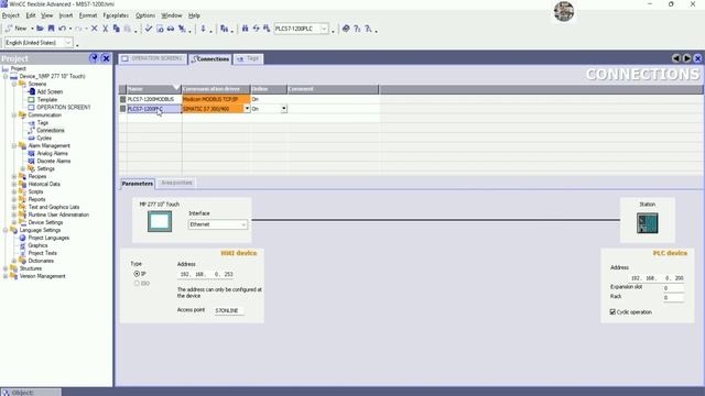 PLC S7-1200 Modbus TCP full step tutorial with devices tags смотреть онлайн