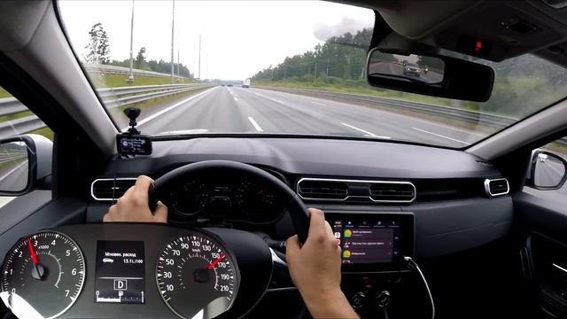 Renault Dacia Duster CVT - POV test drive. Driver’s eyes смотреть онлайн