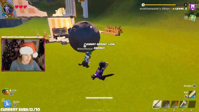living out my childhood fantasies (LEGO Fortnite) with skinnyjimmy смотреть онлайн